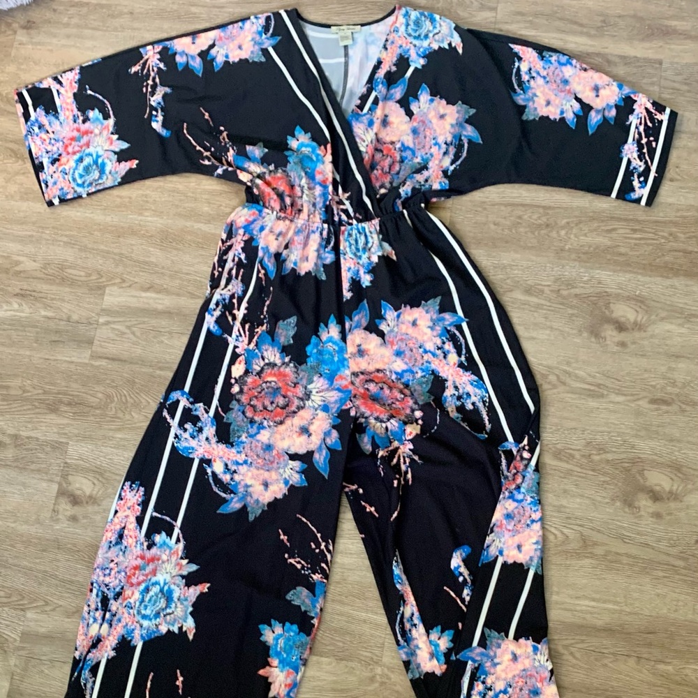 Flying Tomato Bohemian Floral Printed Jumpsuit